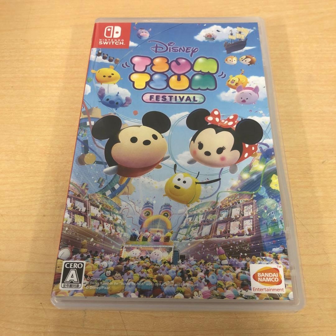Nintendo Switch Disney Tsum Tsum Festival SW Bandai Namco With Case Japan