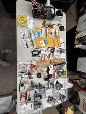 Lot Of RC Airplane Parts And Engines And 3 Ba...