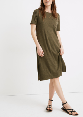strapless open back dress Banana-Yellow Rib-Knit Asymmetric Midi Dress main image 1