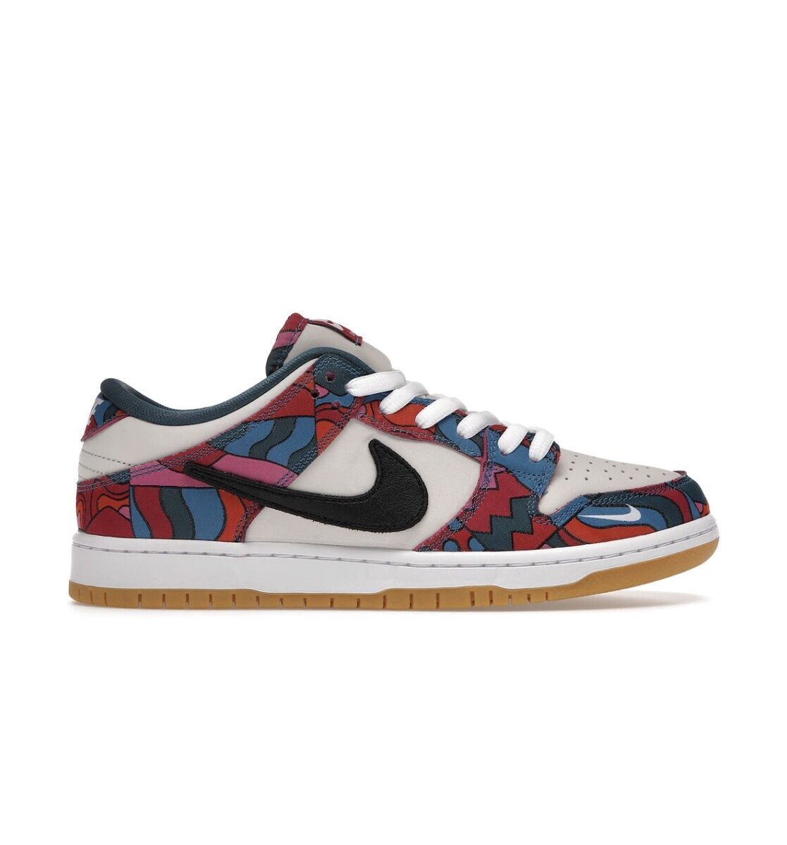sb parra dunk low pro abstract art