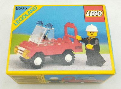 LEGO 6505 Fire Chief's Car Fire Classic Town MISB NEW SEALED Vintage RARE 6385