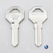 1546 Key Blanks for Various Gas Caps or Various Products by Robertshaw (3 Keys)