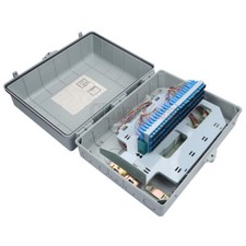 72 Cores FTTH SC Flanges Pigtails Fiber Optic Terminal Box PLC Distribution Box