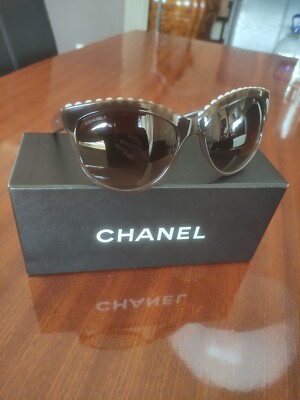Exclusive Chanel 6040-H Cat Eye Brown Freshwater Pearls Exclusive Chanel 6040-H Cat Eye Brown Freshwater Pearls