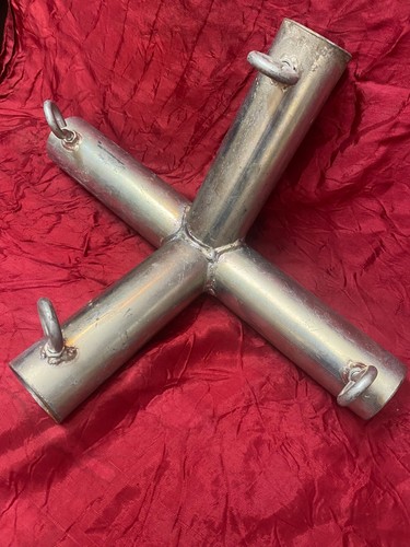 2 Stück 4-Wege Rohrkupplung Halterung Carport, Überdachung Zeltverbinder Fitting 1,5" - 2,0" - Bild 3 von 8