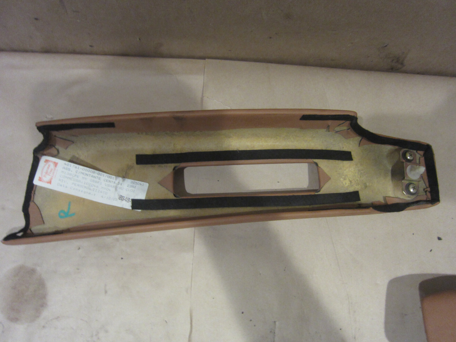 Maserati 4200 Coupe  - RH Upper B-Pillar Cover Trim  - P/N 981210600