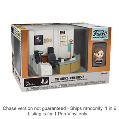 The Office Pam Stylized Mini Moment Pop! Vinyls Figure Chase Ships 1 in 6