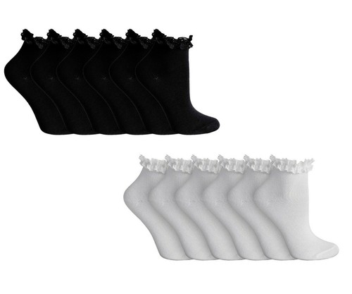 lace top trainer socks