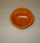 OLD STONEWARE ENAMEL ASHTRAY SOUVENIR ABBEY BEER ORVAL BELGIUM