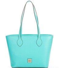 Nuevo bolso grande para mujer Dooney & Bourke MIMI Saffiano verde menta BSAFF2321