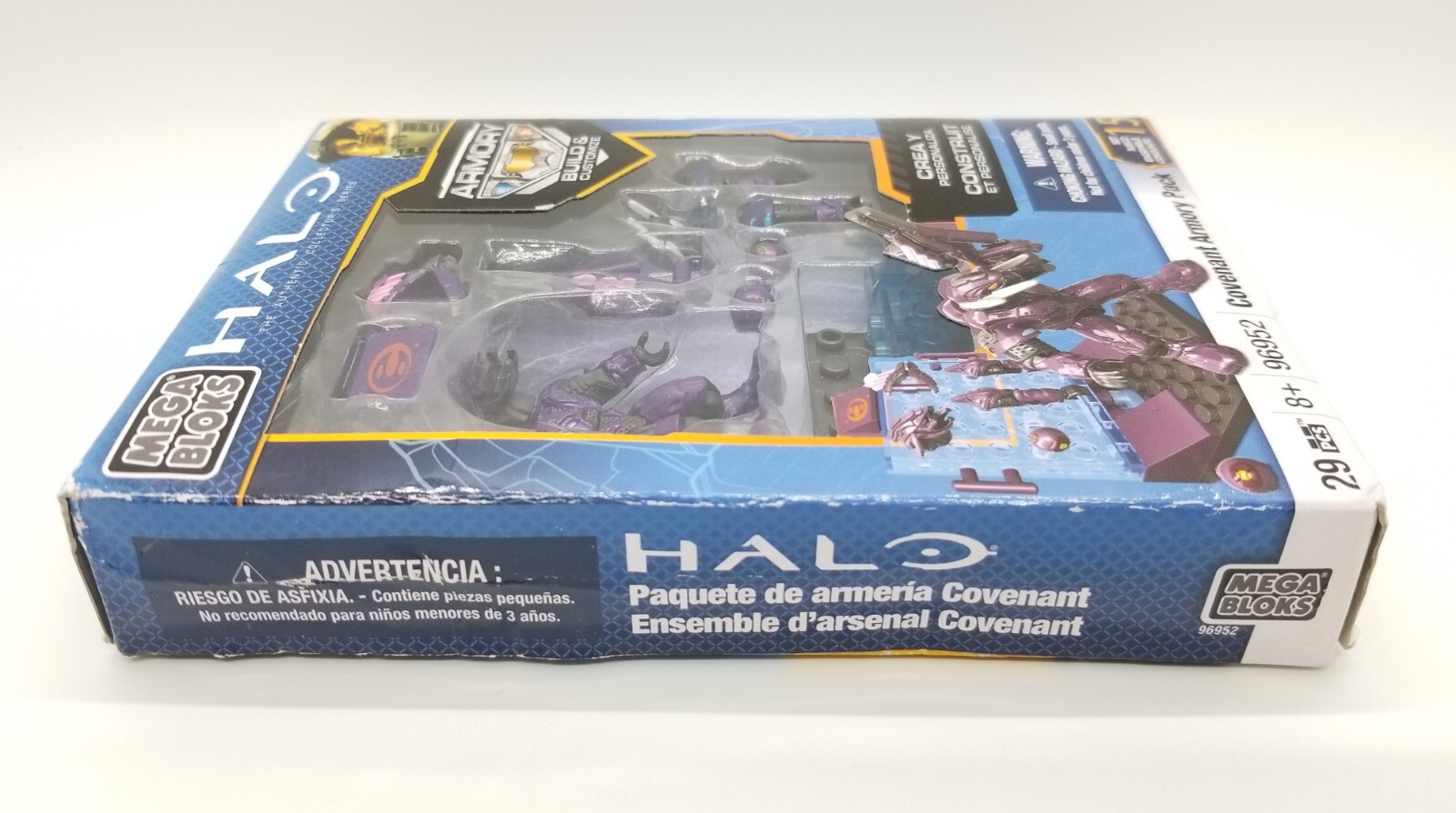 Mega Bloks Halo Covenant Armor Customizer Pack 75 Pçs Mattel | Frete grátis