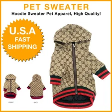 Luxury Fashion Hoodie Sweater Shirt Dog Apparel Pet Clothes, High Quality