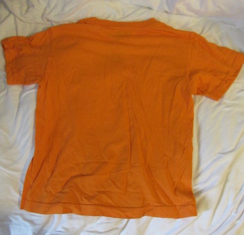 2011 Hasbro Orange Srt Slve 100% Cotton TRANSFORMERS DARK MOON T-Shirt SZ Y 8/10 - Picture 2 of 2