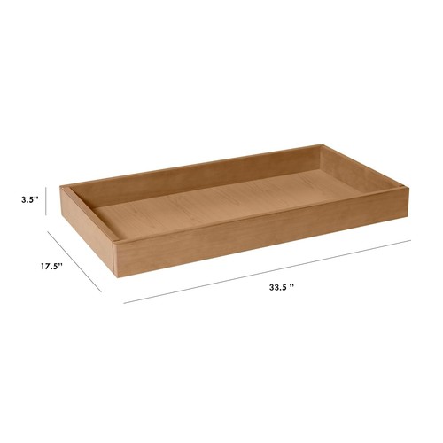 Hazelnut Wood Changing Tray Fits 31" Changing Pads - Easy Dresser Upgrade - Picture 5 of 7