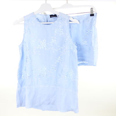 ERMANNO SCERVINO 2-tlg Set Anzug Kombi Bluse + Shorts Blouse Gr. IT 44 DE 38 