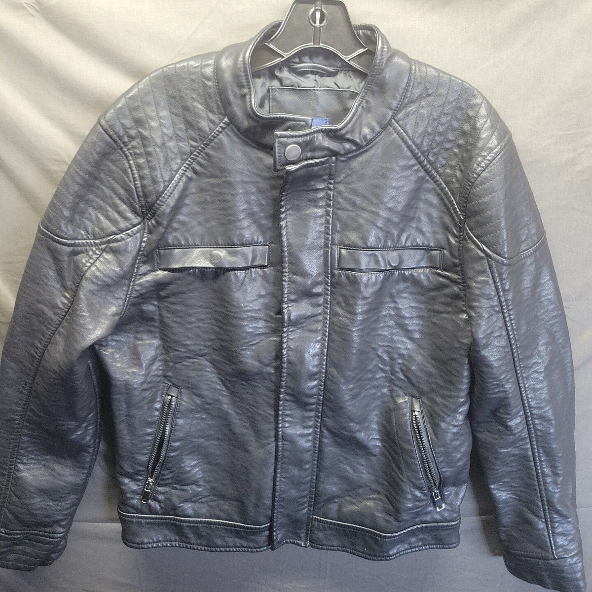 ジャケット・アウター PASTING LIKE SYNTHETIC LEATHER JACKET Zita Faux-Leather Moto Jacket | GUESS Factory