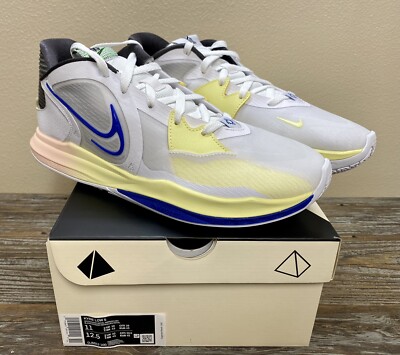 Kyrie Irving バスケットボールシューズ ホワイト/イエロー EUC Nike Kyrie Irvin 6 White Basketball Size 5 Youth No Box | eBay