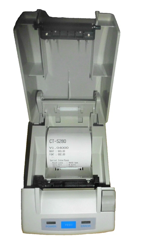 Citizen CT-S280 Thermal Receipt Printer - Serial Port/ No power Adapter - Image 2 of 3