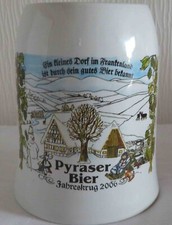Bierkrug Pyraser 2006 Jahreskrug 0,5L