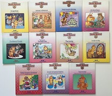Lot Of 11 TEDDY RUXPIN Worlds of Wonder BOOKS 1985 1986 NO Cassette Tapes 