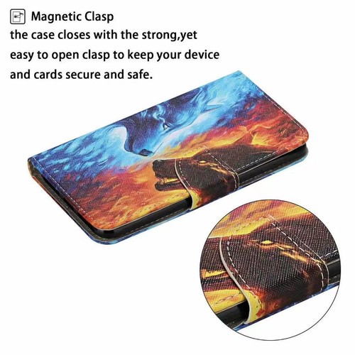 Case for iPhone 13 12 11 Pro XR XS Max 8 7 SE2 Pattern Leather Wallet Flip Cover - Picture 2 of 41
