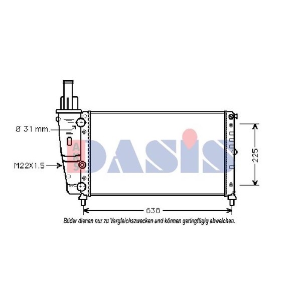 KüHler WasserküHler MotorküHler Passend FüR Fiat Punto 176 60 1.2 176 176C-image
