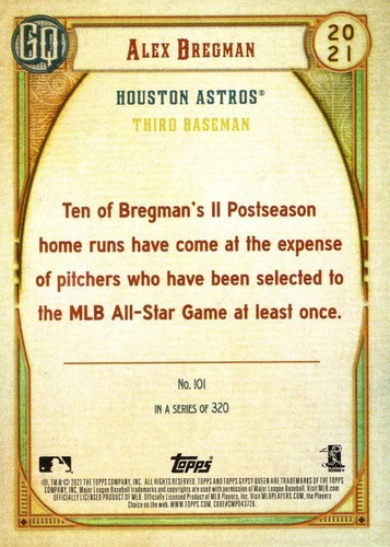 2021 Topps Gypsy Queen Base Set - You Choose #1-320 - 2 CARD MINIMUM! - Picture 109 of 333