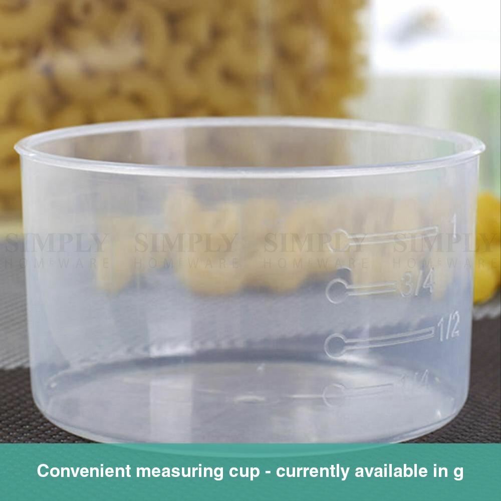 Wasel Plastic Dried Food Storage Containers Lids Box Jars Airtight