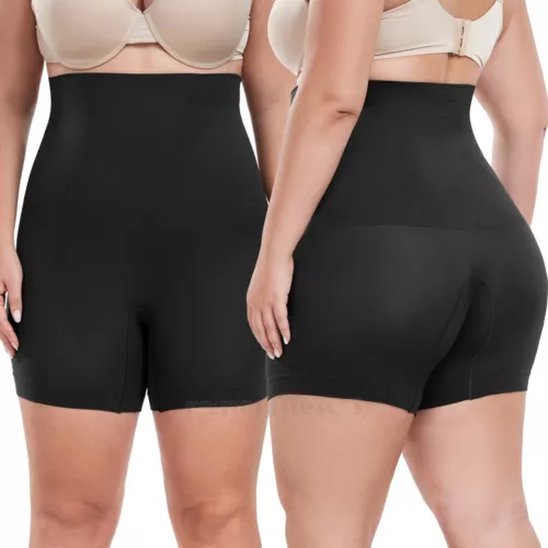 Plus Slip Shorts nahtlos glatt Training Yoga Fahrrad Shorts für Frauen unter Kleid - Bild 6 von 23