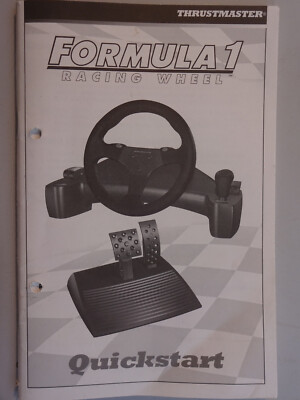 Thrustmaster Formula 1 Racing Wheel, Quickstart Anleitung von 1997
