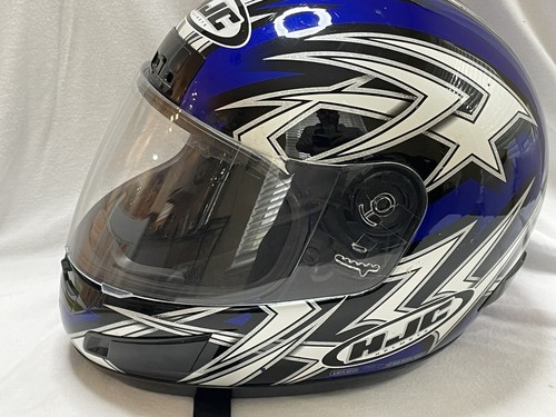 HJC Repsol Echo CS-12 Advanced Fiberglass Motorcycle Motorbike Helmet Large L - Picture 5 of 12