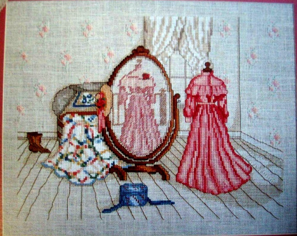 Reflections of the Past cross stitch pattern Paula Vaughan Book 5