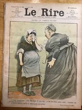 1906 LE RIRE  MAGAZINE WITH NOTED ARTISTS ~ ART NOUVEAU ~ IMPRESSIONISM