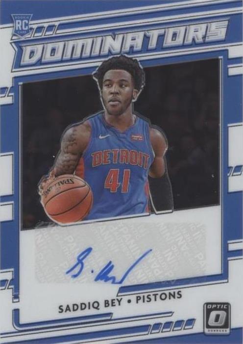 2020-21 Panini Donruss Optic - Saddiq Bey #RDS-SAD - 1 of 2