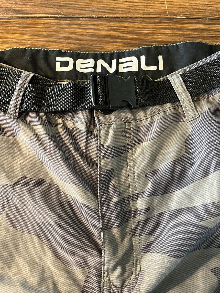 Denali Mens Shorts Cargo Pockets Camouflage Green Belted 11 Denali Mens Shorts Cargo Pockets Camouflage Green Belted 11