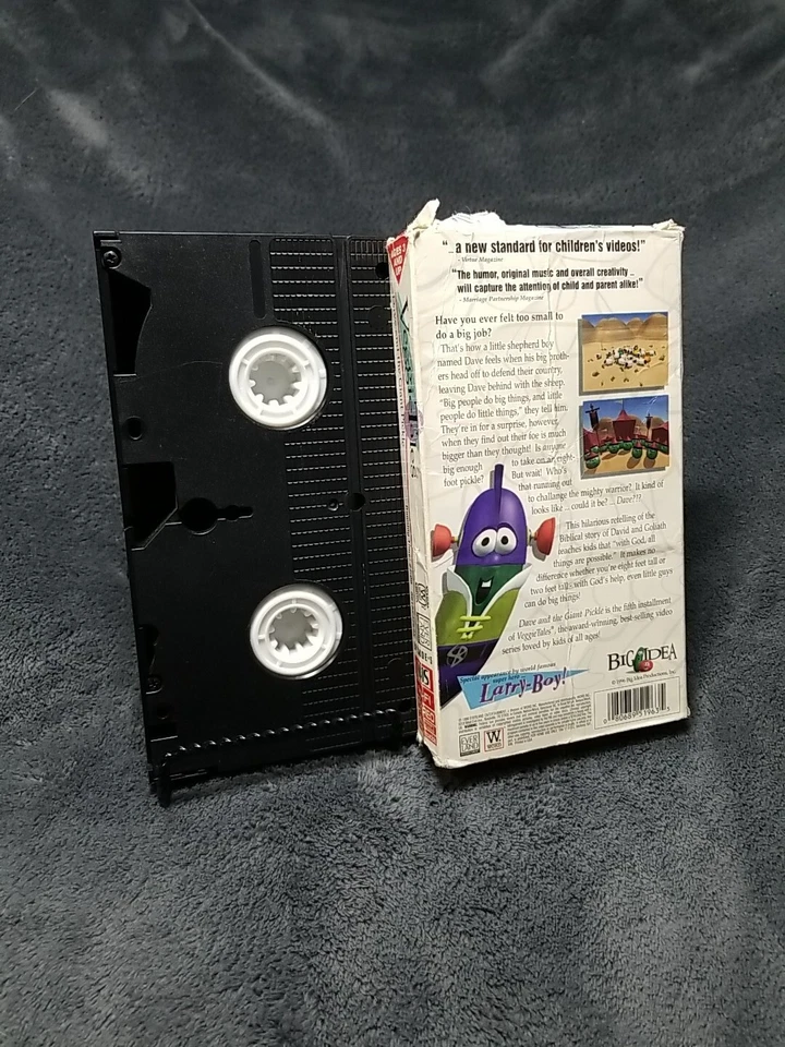Veggie Tales: Dave and the Giant Pickle VHS - Image 2 of 2