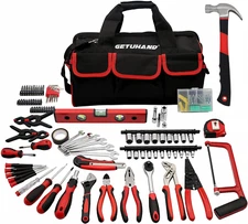 188-Piece Household Tool Kit - GETUHAND General Home/Auto Repair Hand Tool Set,