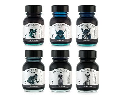 Write and Draw Ink Set MOUNTAIN, Schreib- und Zeichentinte, 6x50 ml