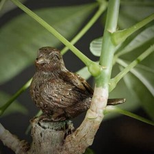 Small Sparrow Magpie Alloy Statues Bronze Plating Bird Figure Tea Ornament Funny