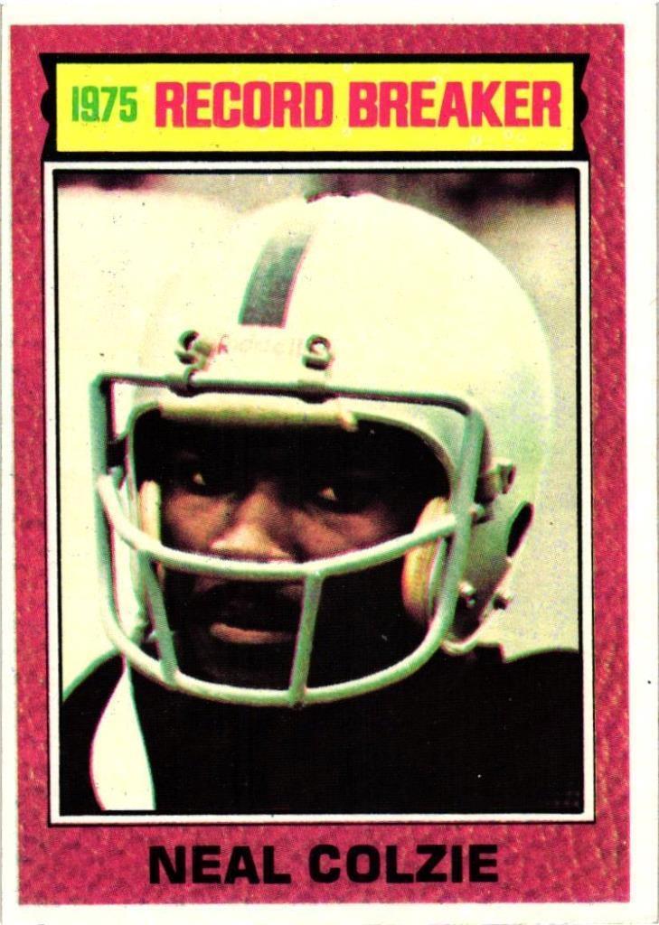 NEAL COLZIE 1976 Topps Football #2 FREE SHIPPING B15R3S6P11