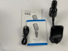 Wireless In-Car Bluetooth FM Transmitter - Black