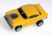 VINTAGE AFX 55 CHEVY BEL AIR TRANSLUCENT YELLOW RARE