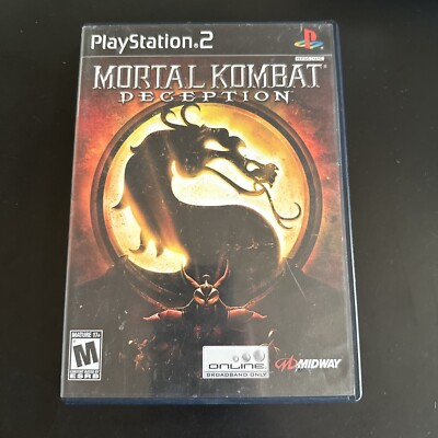 Mortal Kombat: Deception (Sony PlayStation 2, 2004) Complete With The Manual 