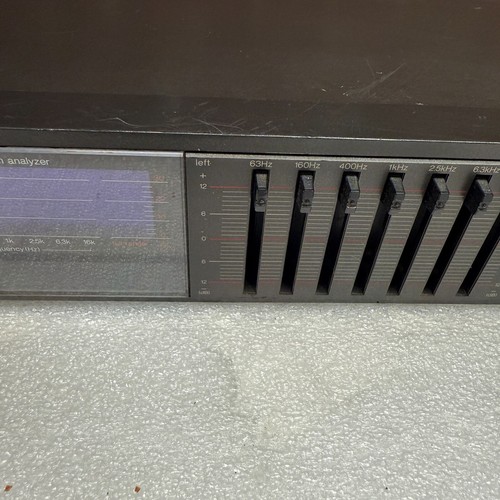 Technics SH-8033 Real Time Spectrum Graphic Stereo 7-band Equalizer Tested - Picture 6 of 13