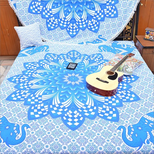 Indian Mandala Tapestry Hippie Home Decor Wall Hanging Boho Throw Art Decorative - Picture 9 of 10