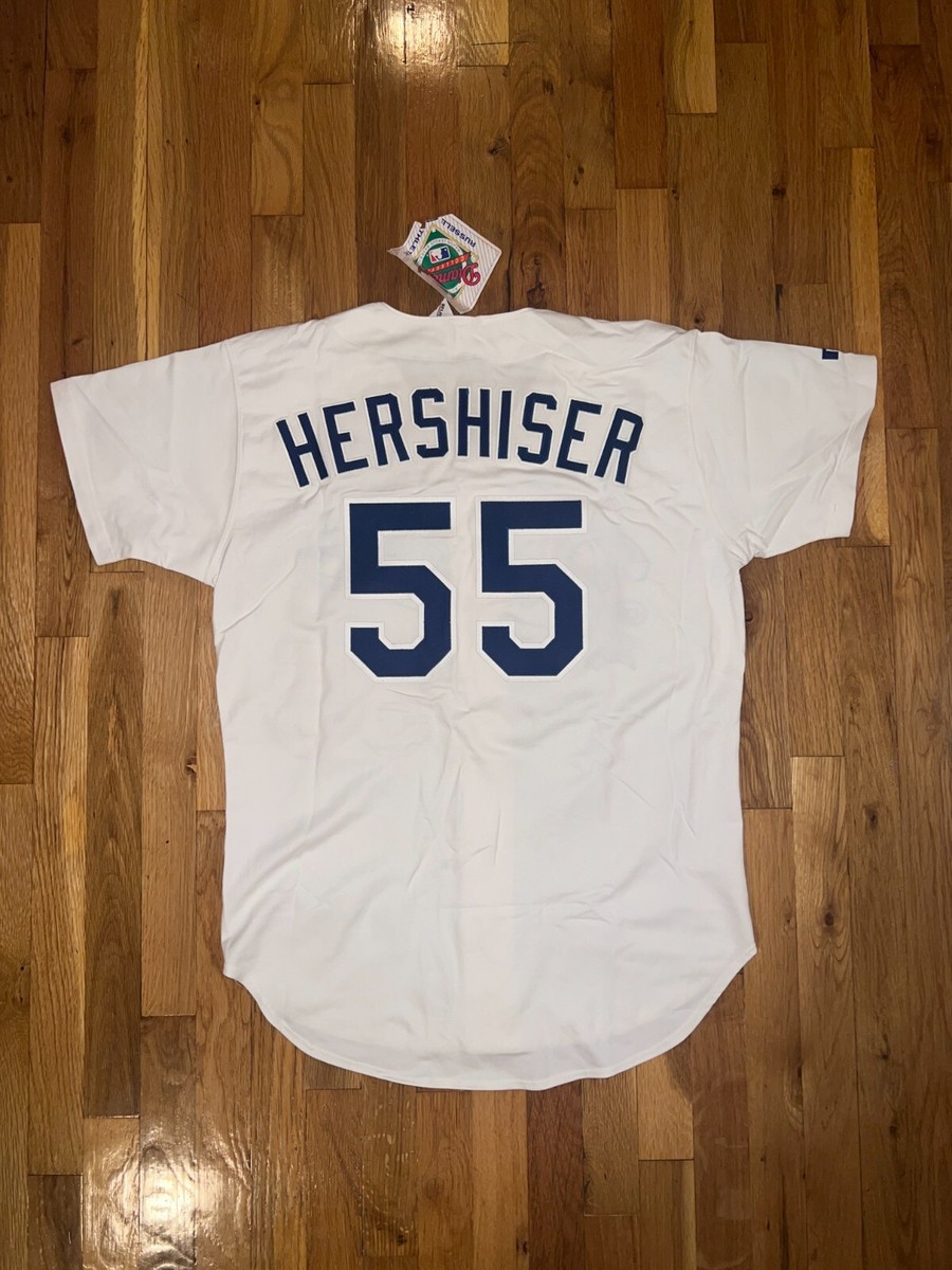 OREL HERSHISER Authentic Russell Athletic LOS ANGELES DODGERS
