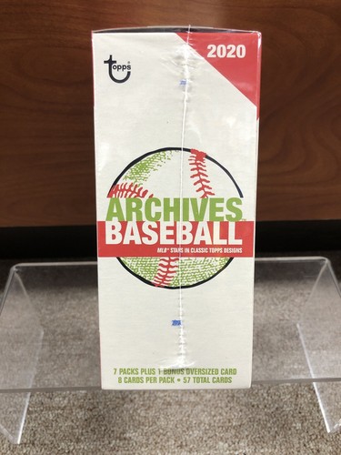 Topps Archives Blaster Box 2020 nuovo sigillato in fabbrica - Foto 2 di 3