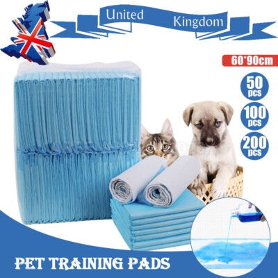 Large Puppy Training Trainer Train Pads Toilet Pee Wee Mats Poo Dog Pet Cat  Home UK