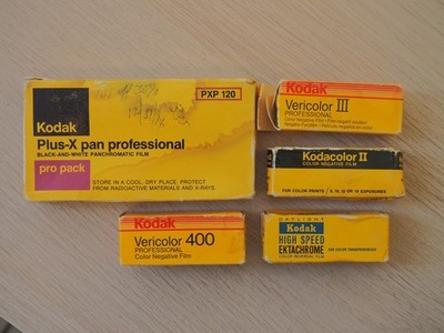 Film Périmé Kodak Plus-X PX120 - Format 120 - Noir Et Blanc - Pour Collectionneur