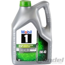 1x5L MOBIL ESP 0W40 MOTORÖL passend für PORSCHE C40 A40 MB 229.52/51 ACEA C2 C3